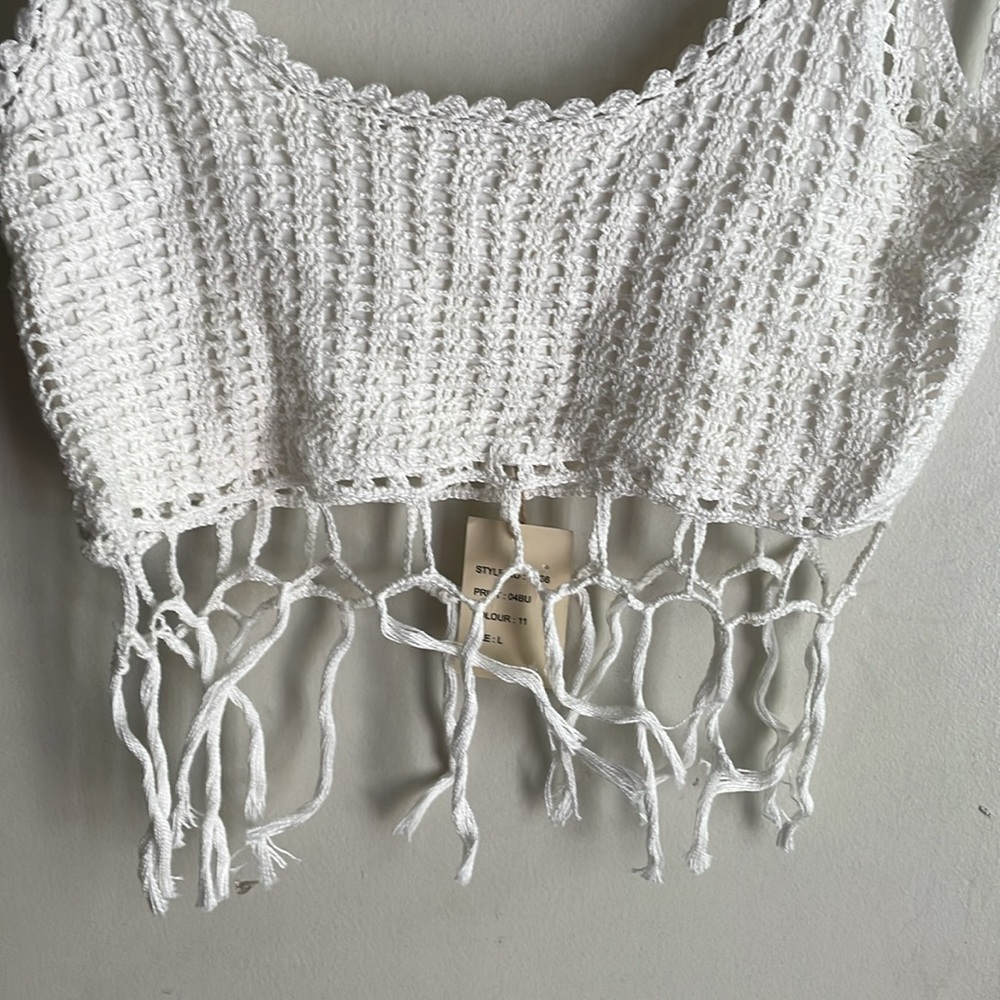 Raga Earth Child Crochet Knit Top - Picture 3 of 12